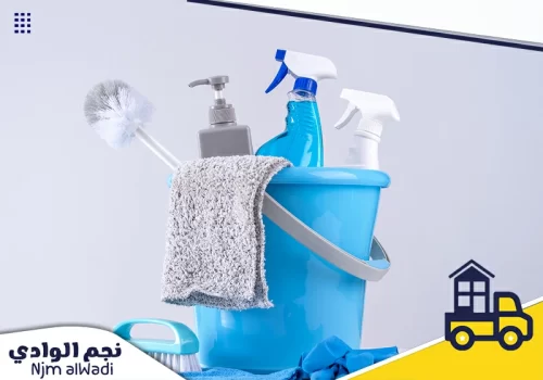شركة تنظيف ببيشة 0501044966 افضل شركات التنظيف. دلو تنظيف متكامل مع بخاخات ومنظفات لتغطية كل أسطح المنزل بفعالية.